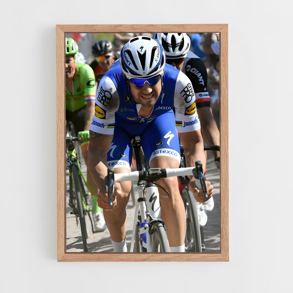 Poster Tom de boonen cyclistes – affiche Cyclisme (vue 4)